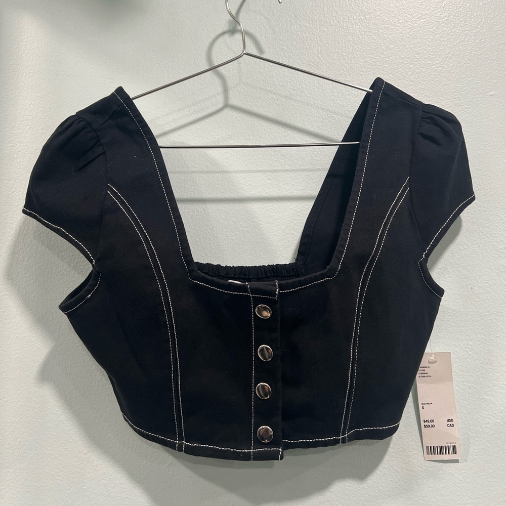 Denim urban crop top!!!!